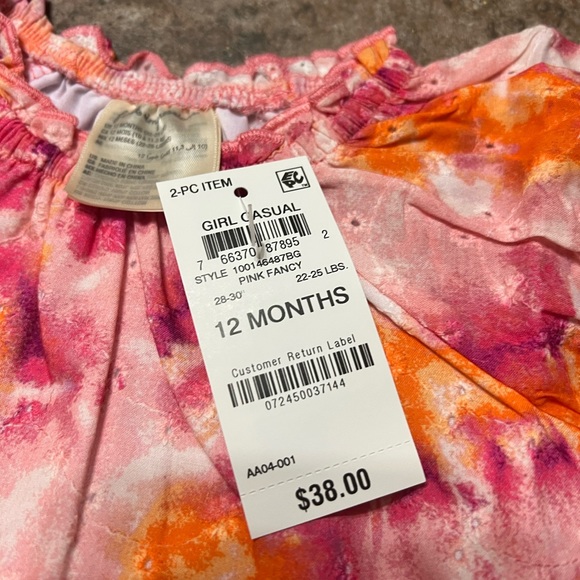 First Impressions Baby Girl Summer Dress & Bloomers NWT - Picture 3 of 4